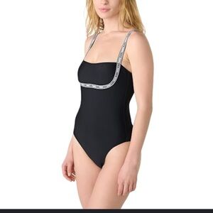 Karl Lagerfeld Paris Womens Swim One Piece